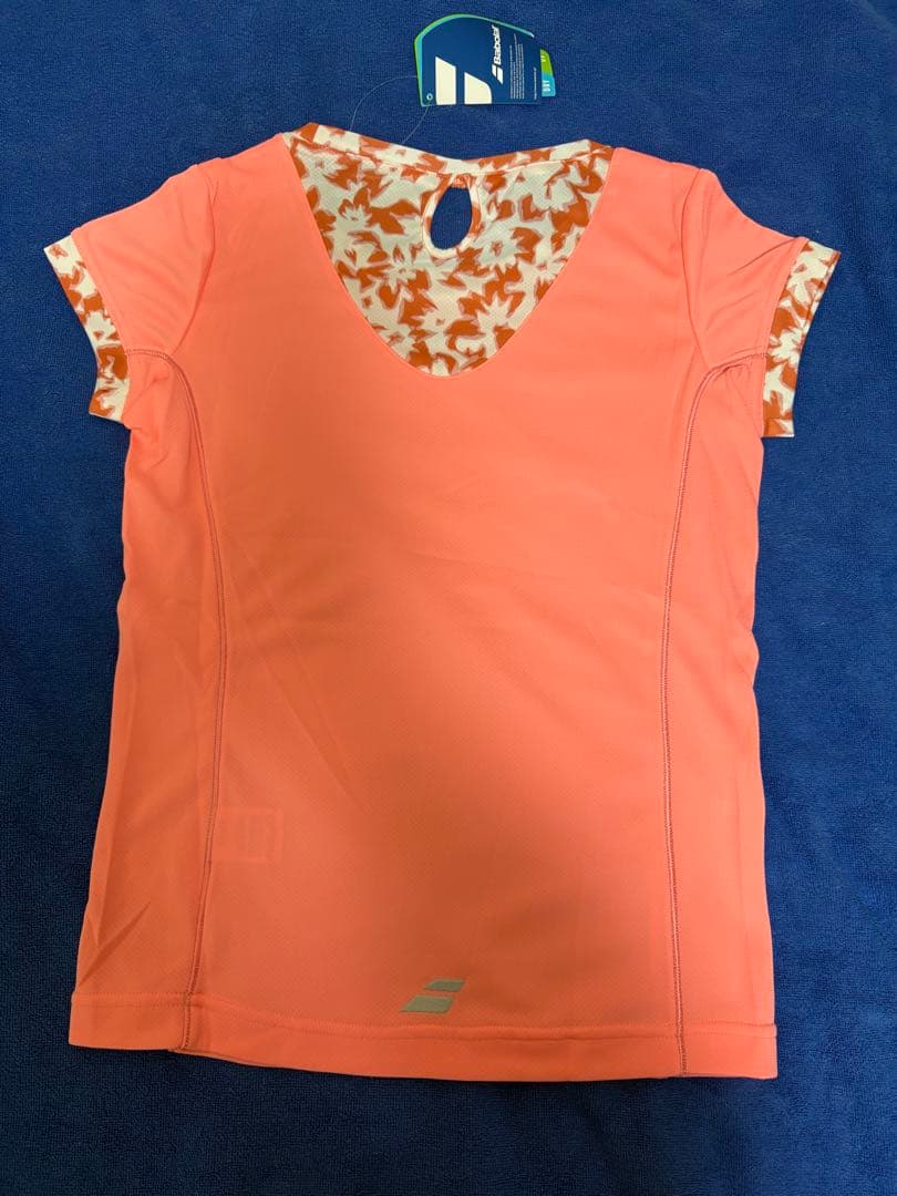 【新品】BabolatコーラルピンクのTシャツとショートパンツセット S