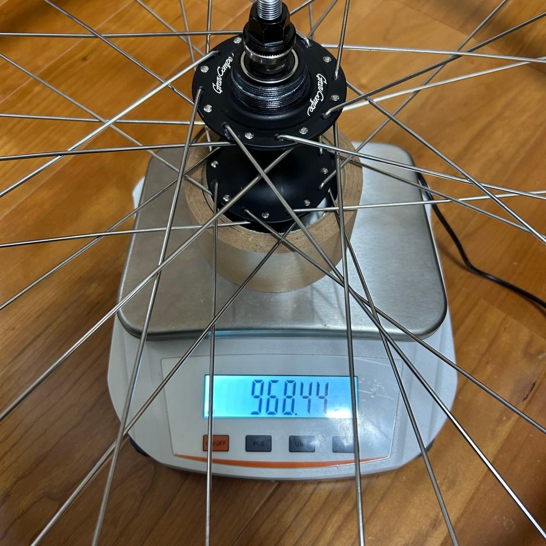 650b ピスト用ホイール前後 VELOCITY GRAN COMPE