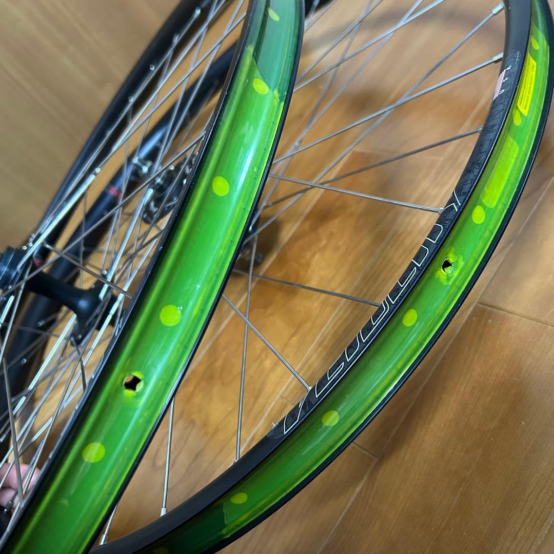 650b ピスト用ホイール前後 VELOCITY GRAN COMPE