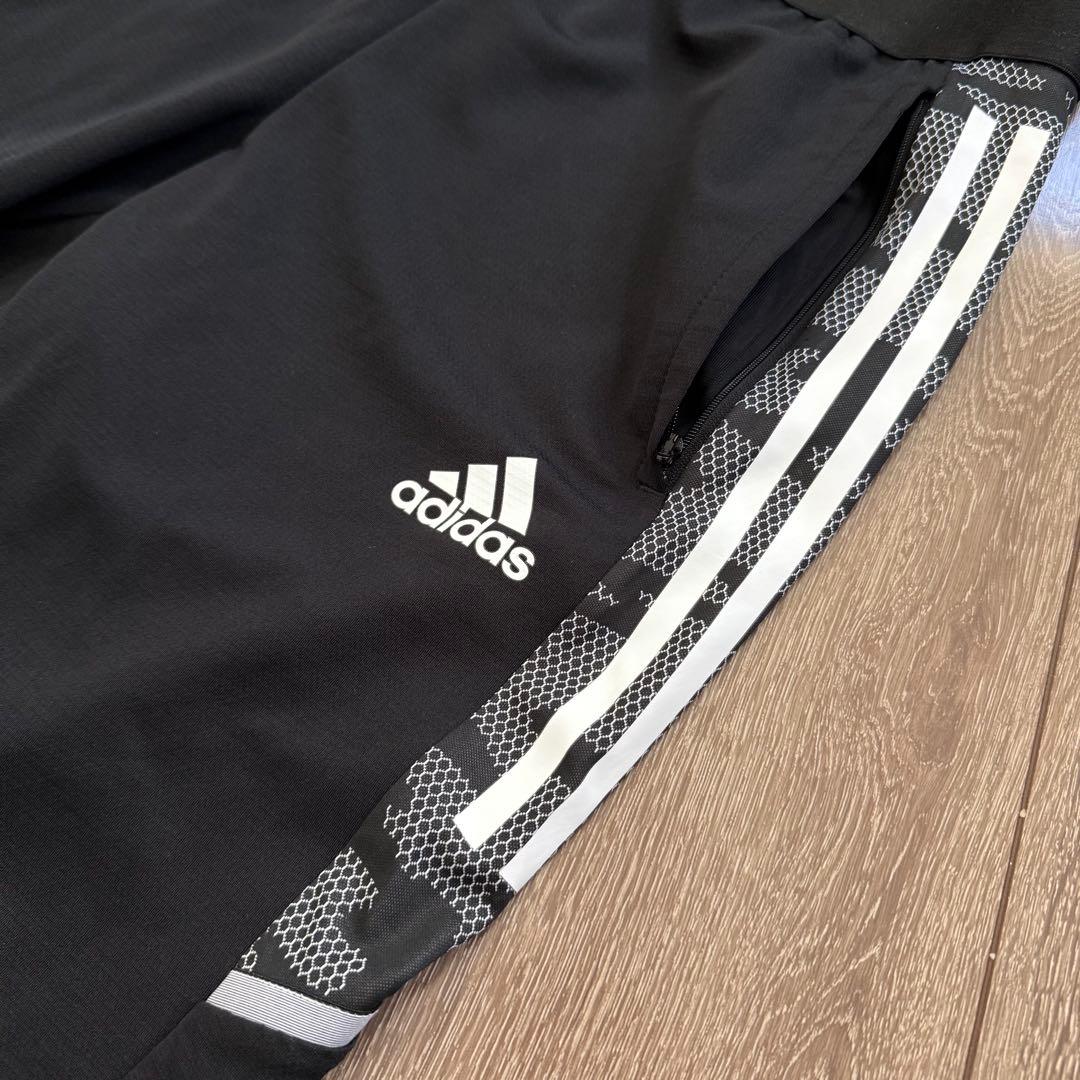 美品 adidas アディダス サッカー トレーニングウェア ジャージ 上下 L