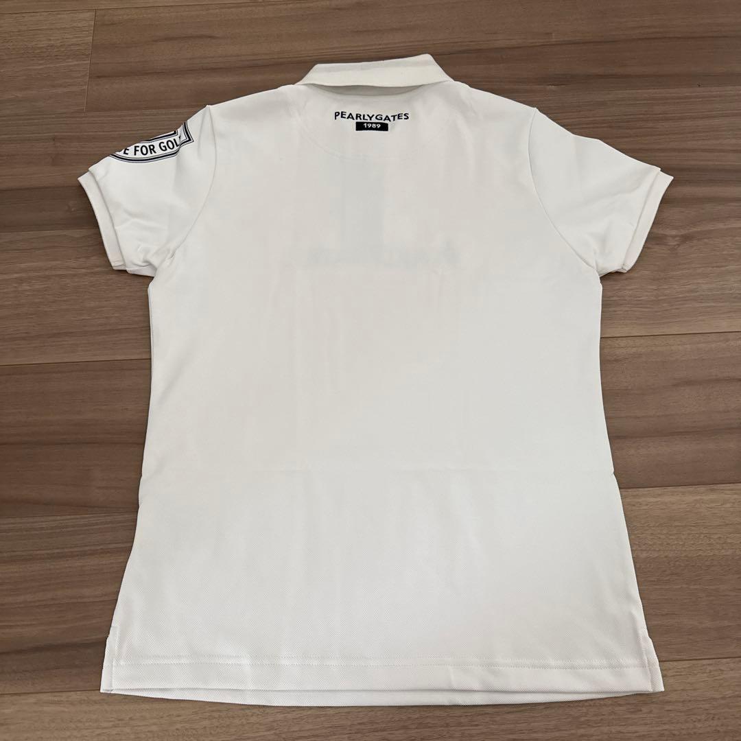 美品✨PEARLY GATES パーリーゲイツ ポロシャツ 白 ホワイト 半袖