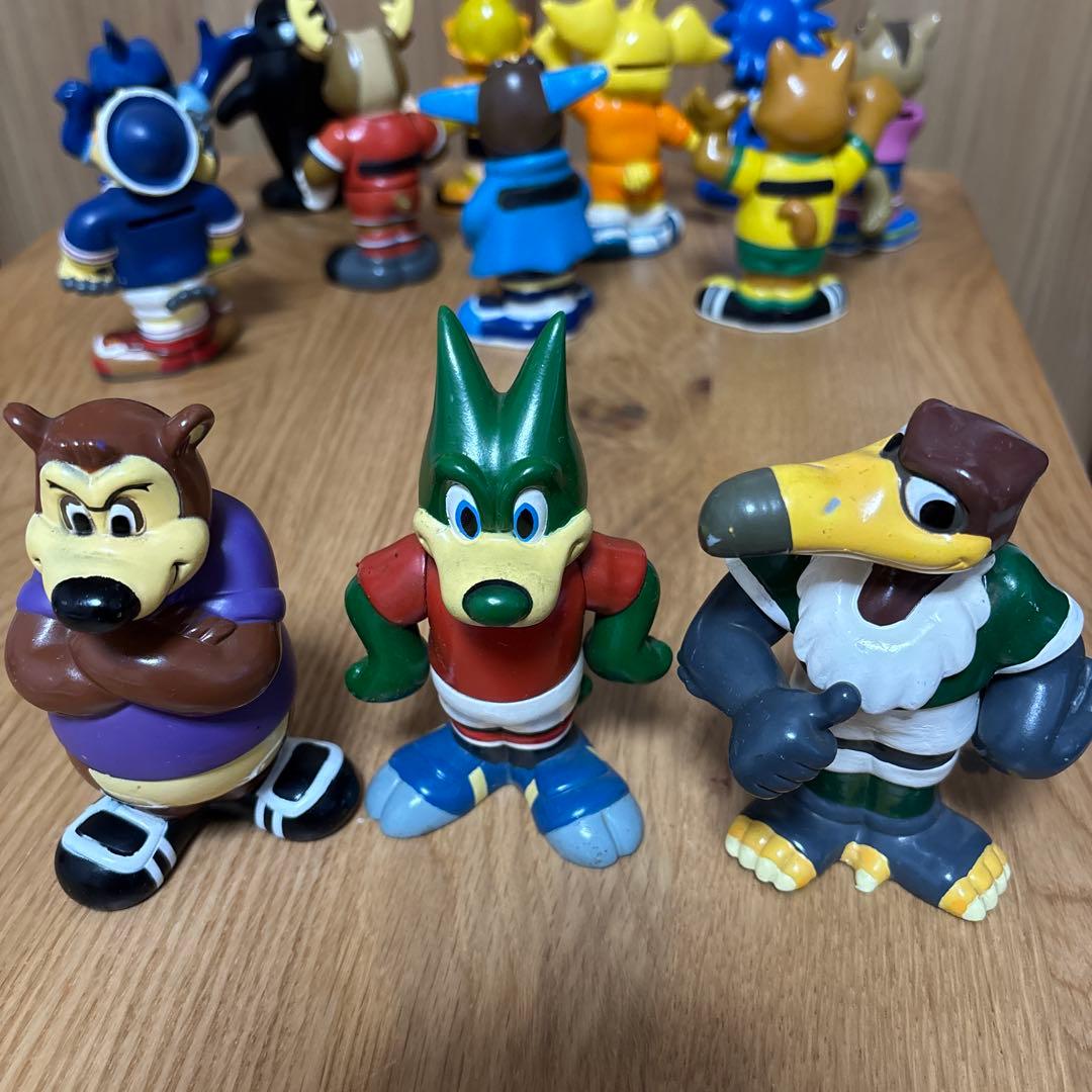 Jリーグ　マスコットフィギュアセット 13体　レトロ　レアグッズ