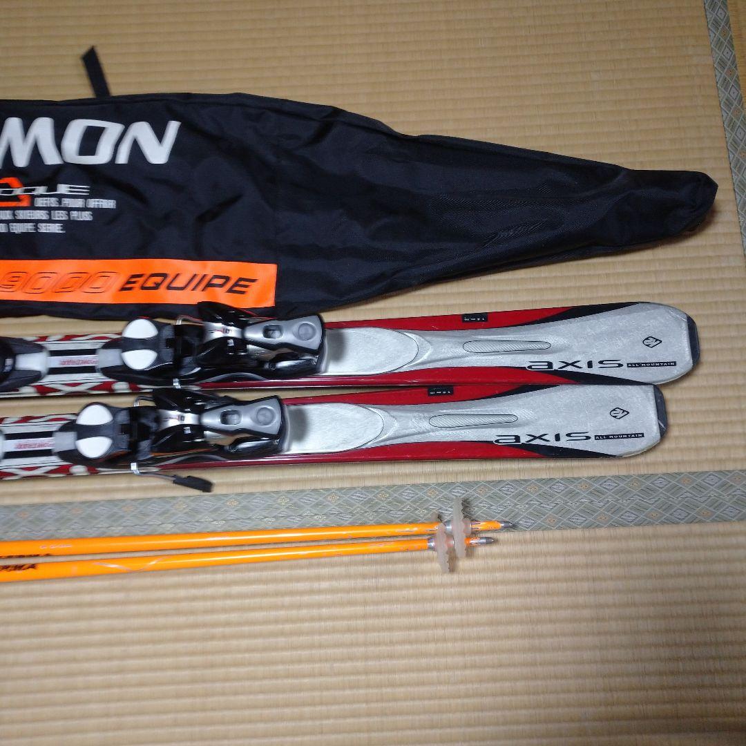 K2のスキー板とSALOMONのビンディングの スキーセット