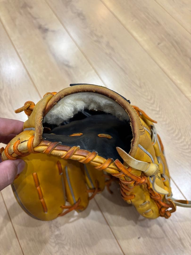 ミズノプロ一般硬式投手オーダーグローブ！高校野球対応品！ノースヨーロピアンキップ