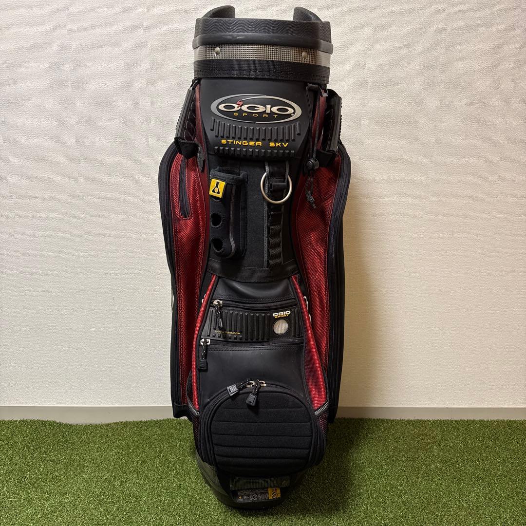 希少 OGIO オジオ キャディバッグ 10分割 ビンテージ 多機能