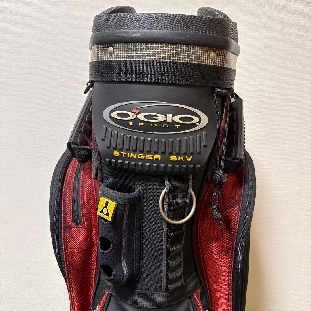 希少 OGIO オジオ キャディバッグ 10分割 ビンテージ 多機能