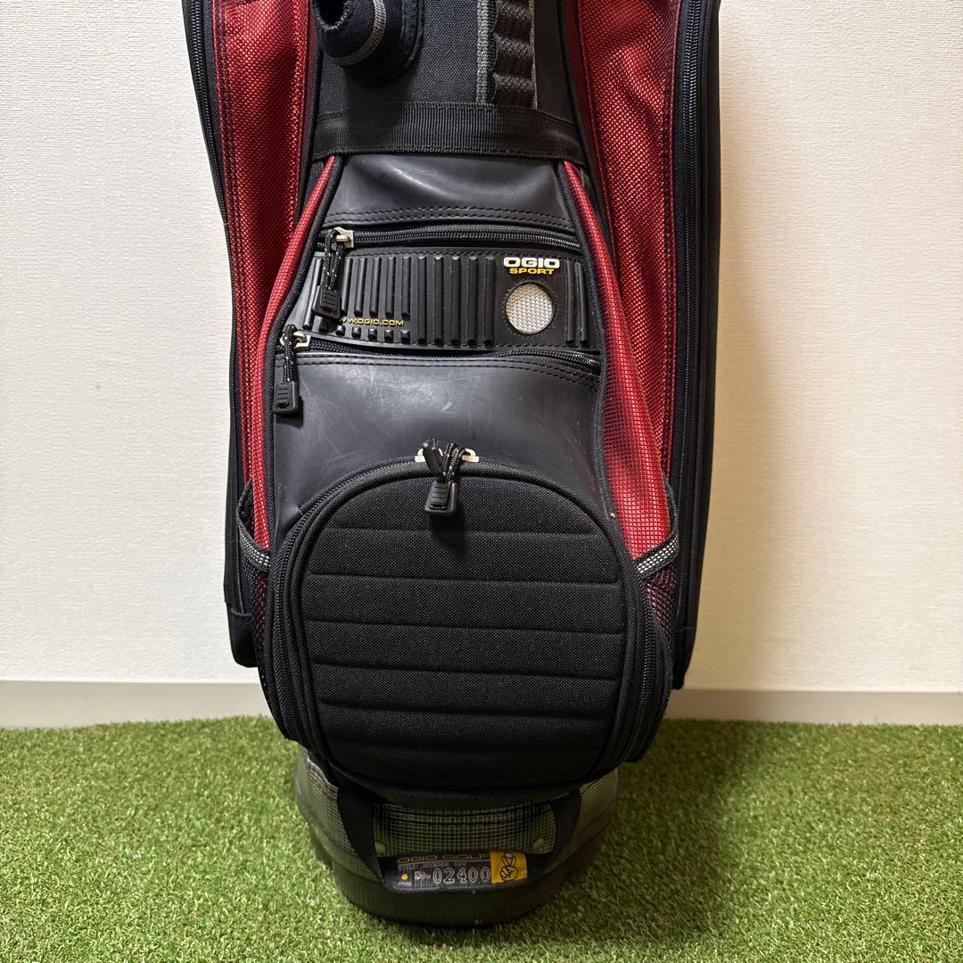 希少 OGIO オジオ キャディバッグ 10分割 ビンテージ 多機能