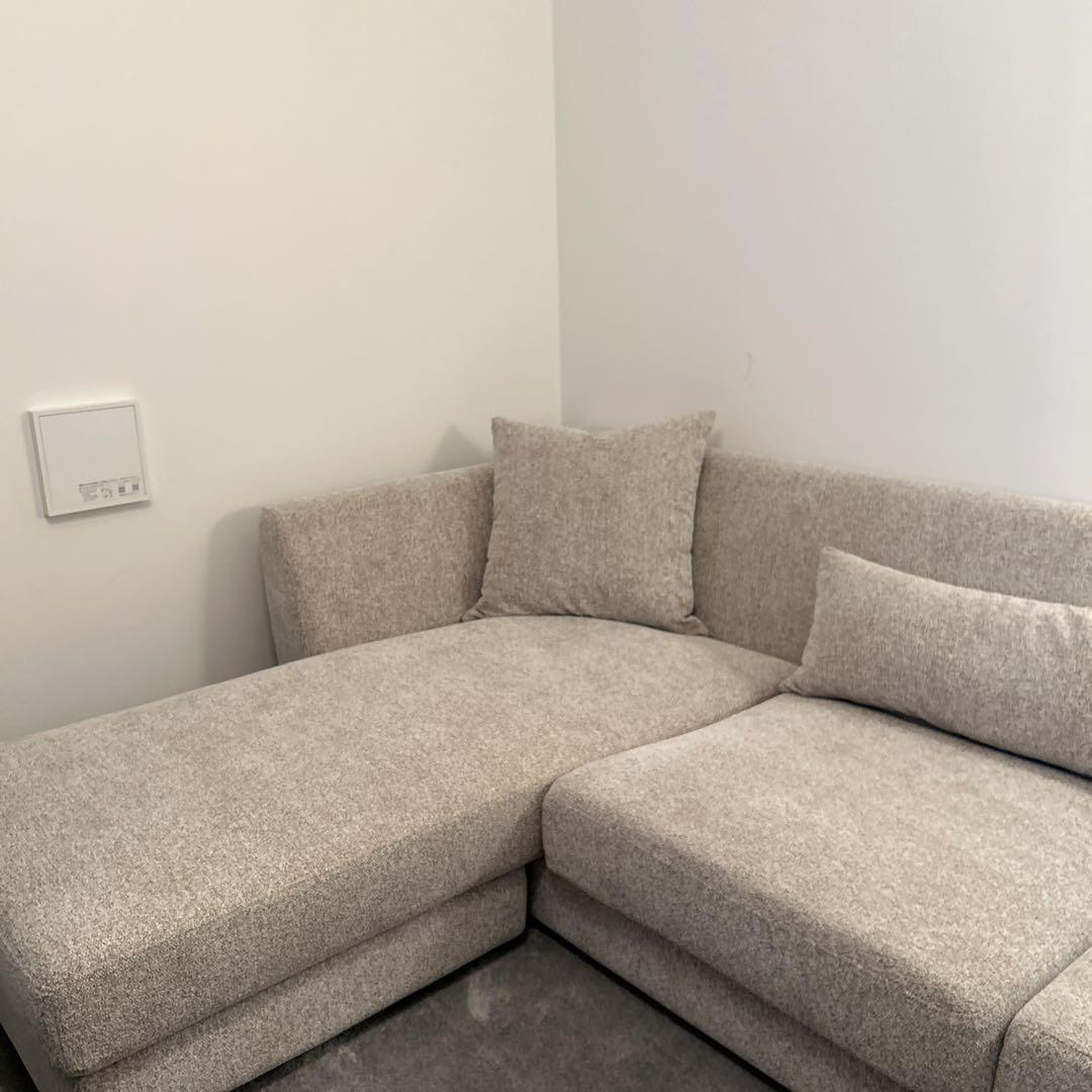 【引き取り限定／今月中】 大塚家具 パノラマ5WAYソファ グレー