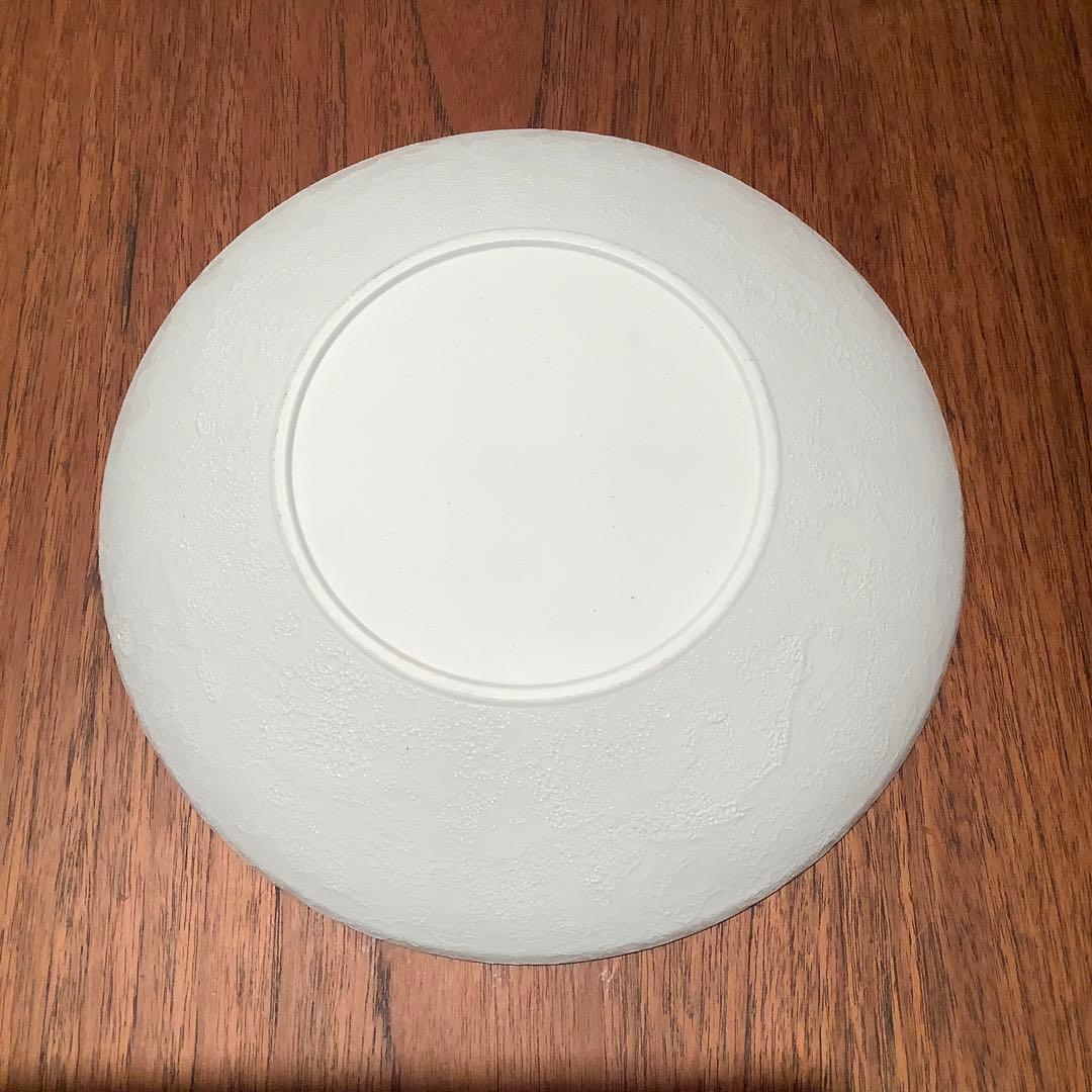 有田焼　白泡化粧皿　パスタ皿　25cm