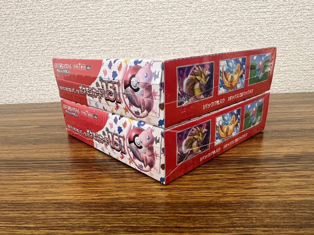 ポケモンカード　151 シュリンク付き　2box 新品未開封