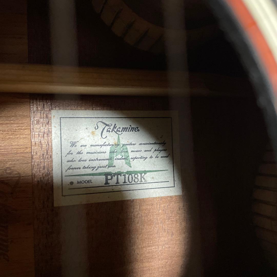 タカミネ　Takamineエレアコ　PT108k ハードケース付