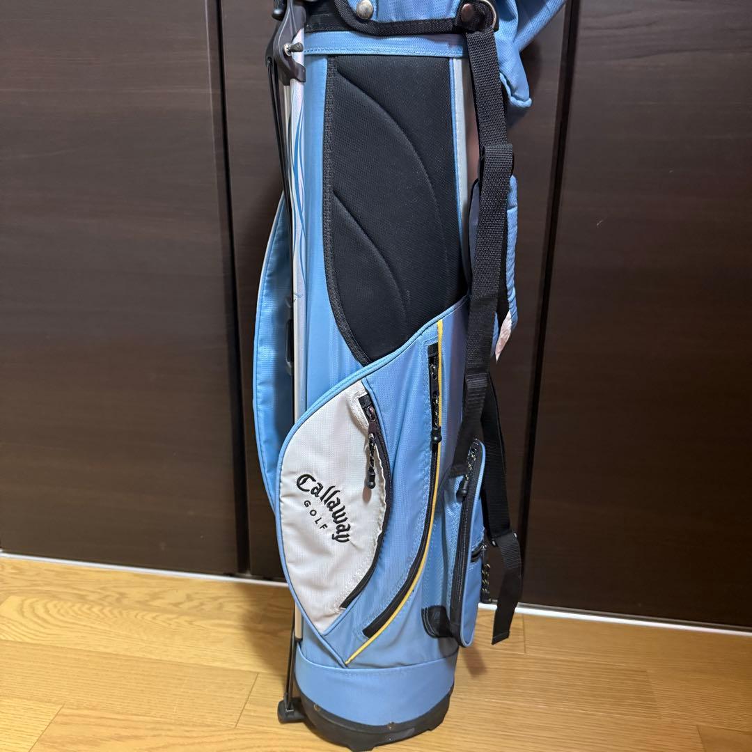 Callaway スタンド式 キャディバッグ ゴルフバッグ ブルー