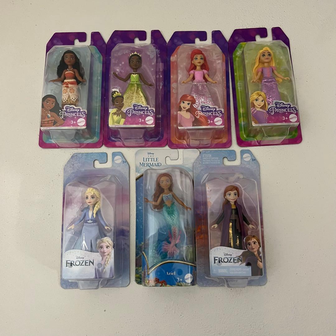 マテル　ディズニー　プリンセス　ミニドール