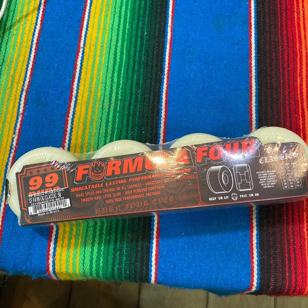 スケートボード SPITFIRE FORMULA FOUR O.G. CLASSICS 58mm