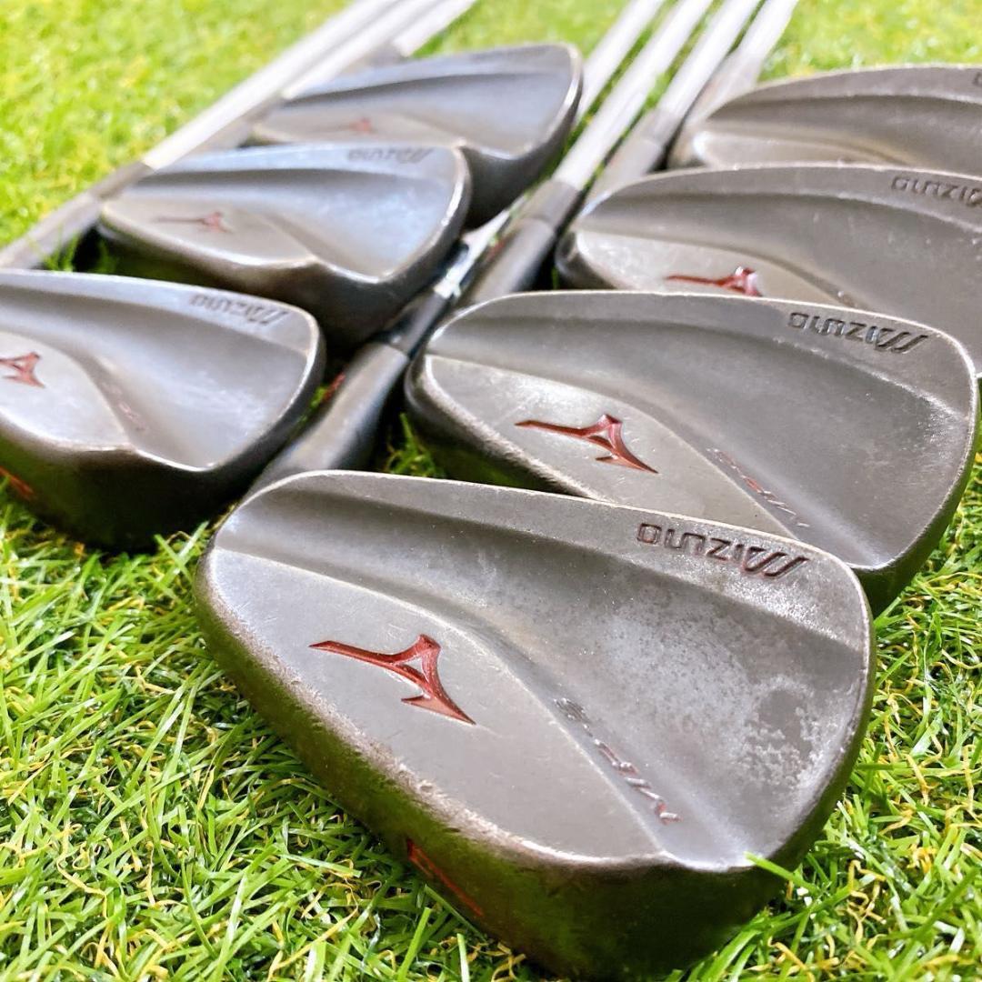 激レア MIZUNO MP-5 ミズノ メンズアイアン 7本 ブラックサテン S