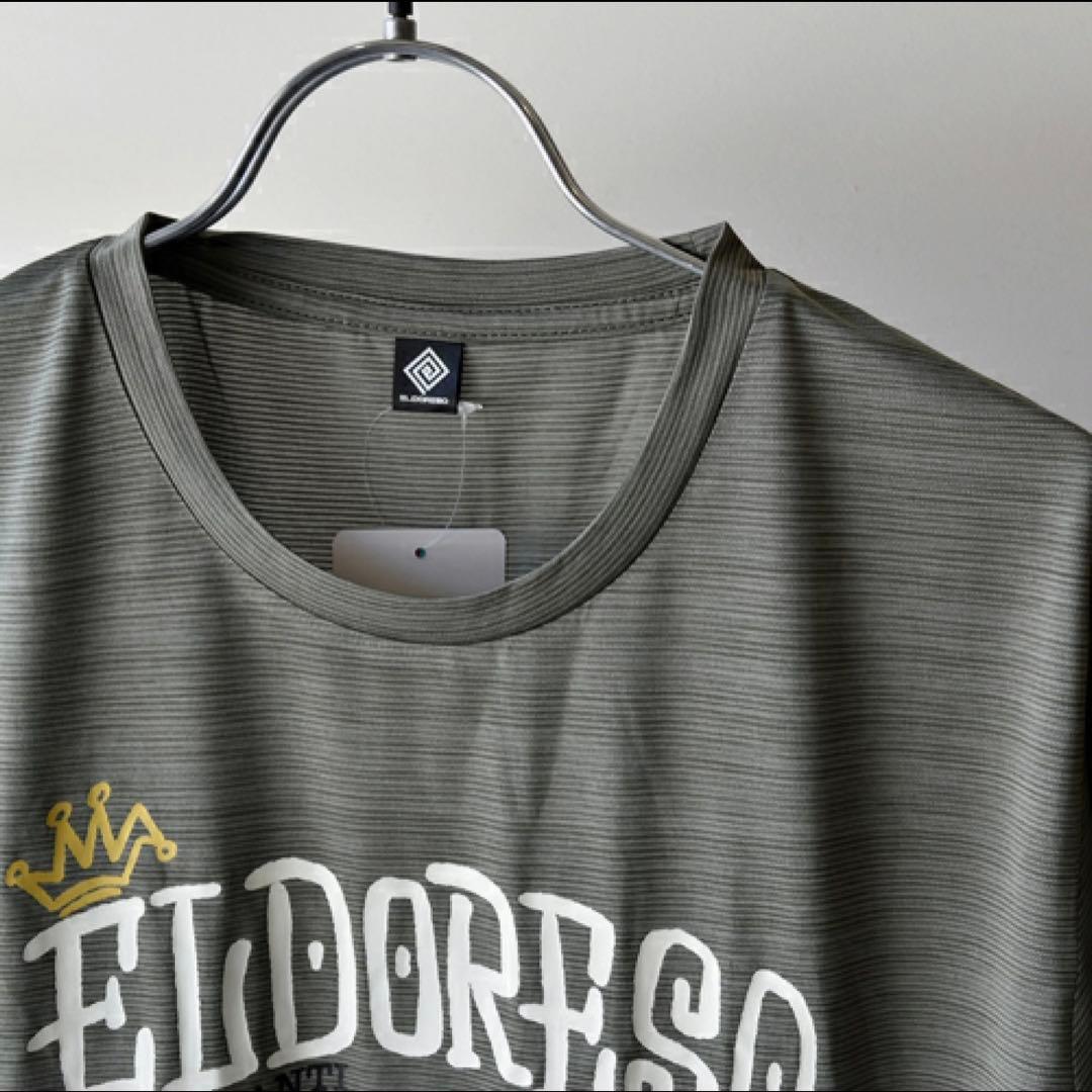 【希少】Eldoreso アンチエイジング　グレー 半袖Tシャツ　XL