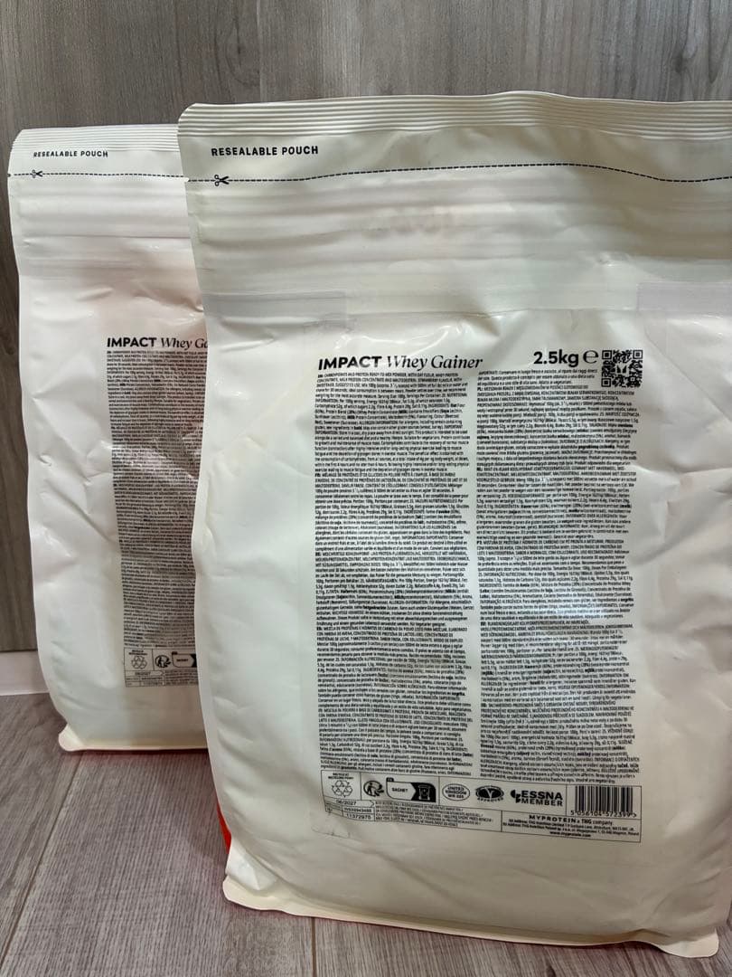 2.5kg×2　マイプロテイン　ウェイトゲイナー　チョコレートスムーズ　5kg
