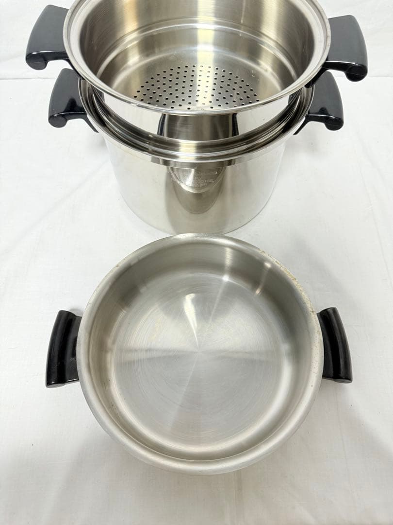 アムウェイ Amway 両手鍋 蒸し器 セット