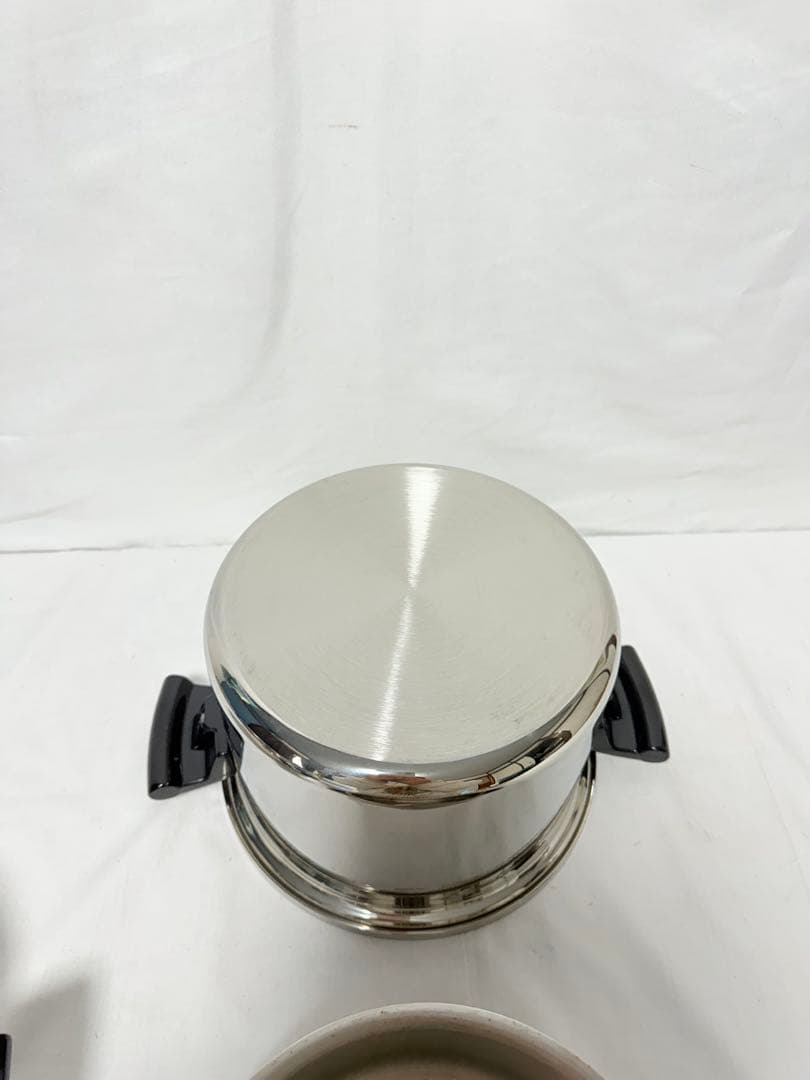 アムウェイ Amway 両手鍋 蒸し器 セット