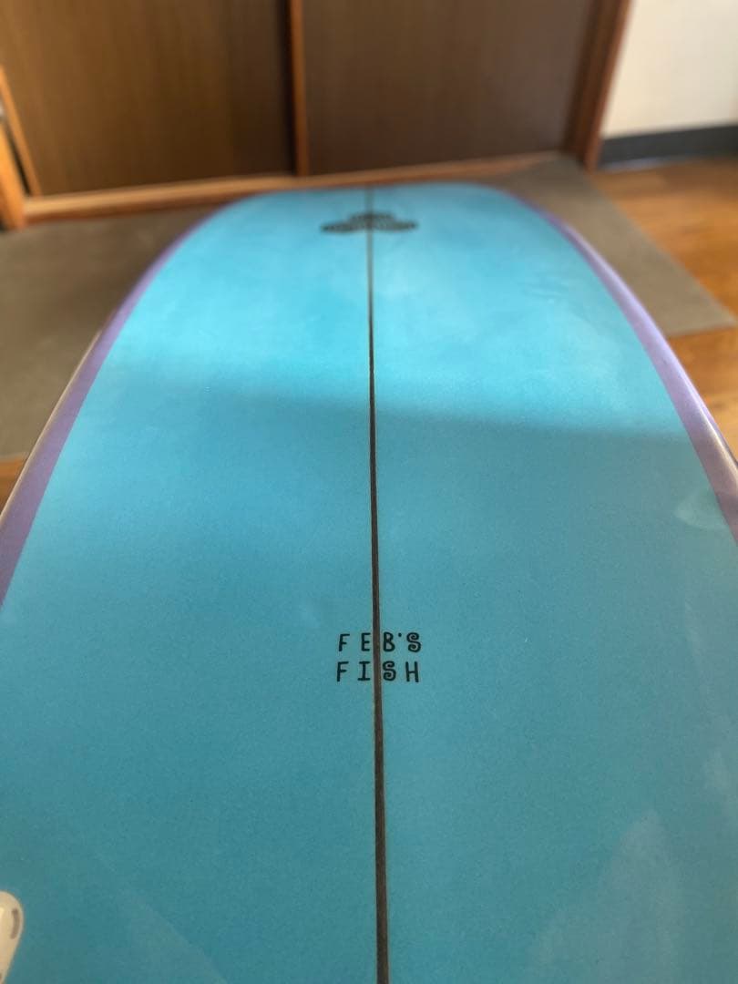【ベッド屋メロ】FEB'S FISH 5'11フィッシュボード 青