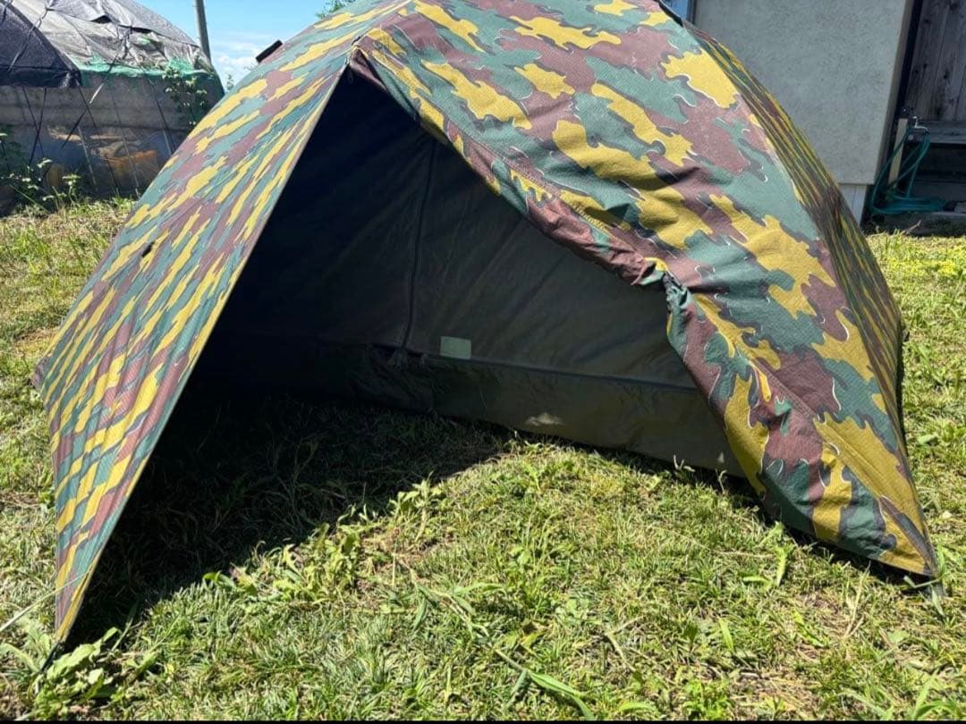 【軍放出品】ベルギー軍幕　M1999 フライシートリペア済ジグソーカモ