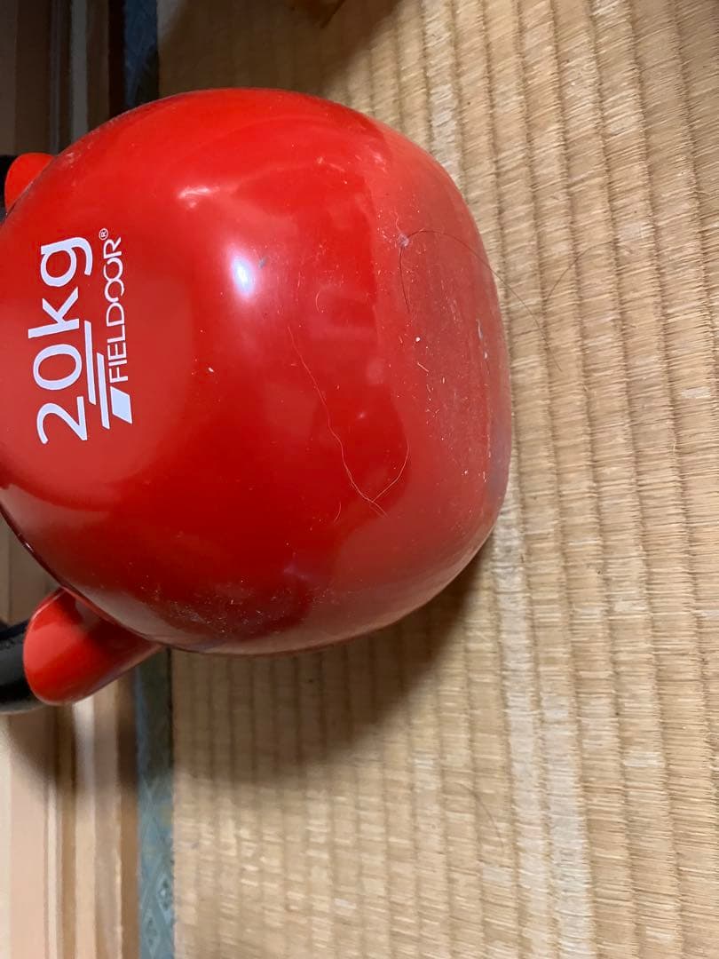 FIELDDOOR 20kg ケトルベル 赤　1つ