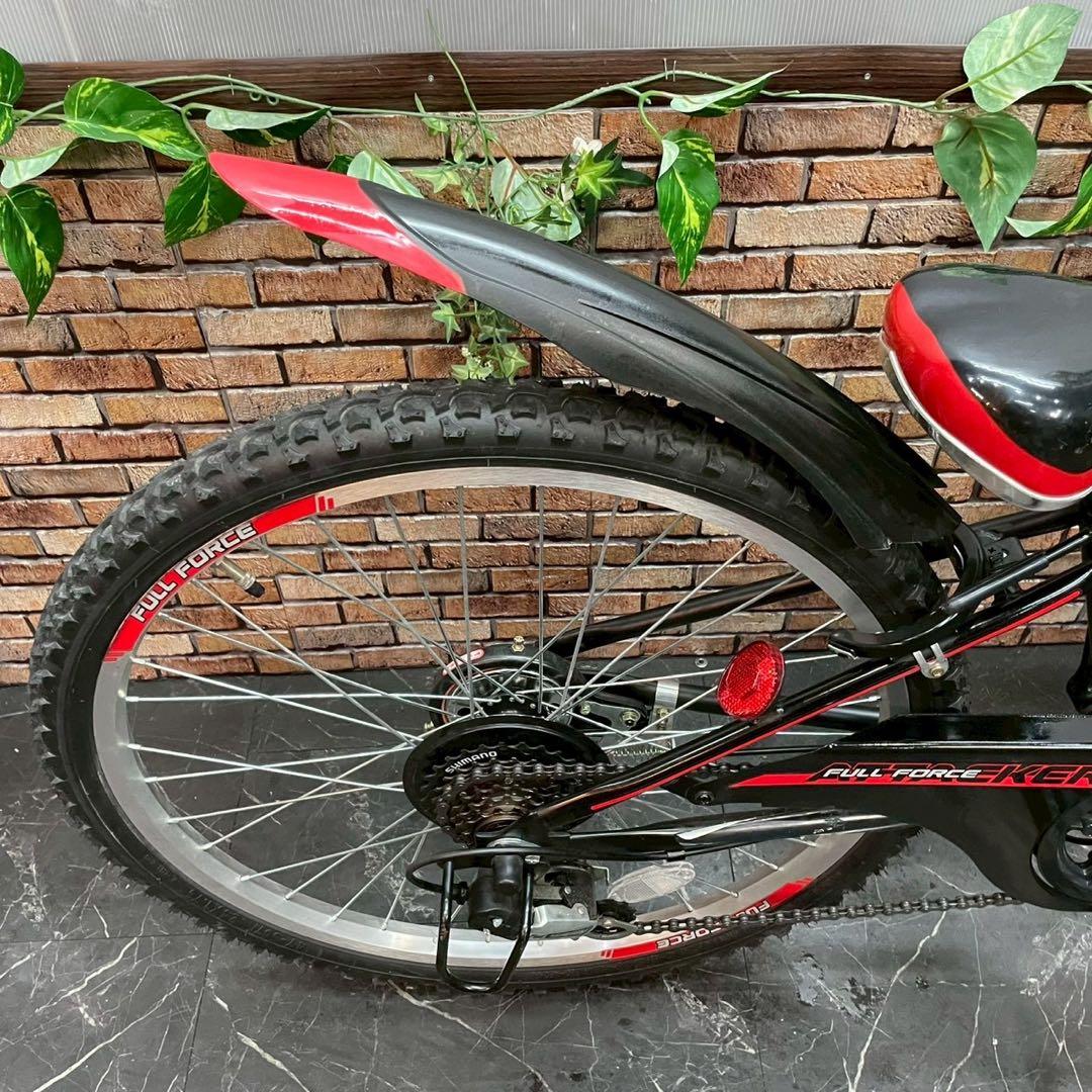 【126】子供用自転車 子供車 FULL FORCE ブラック 24インチ