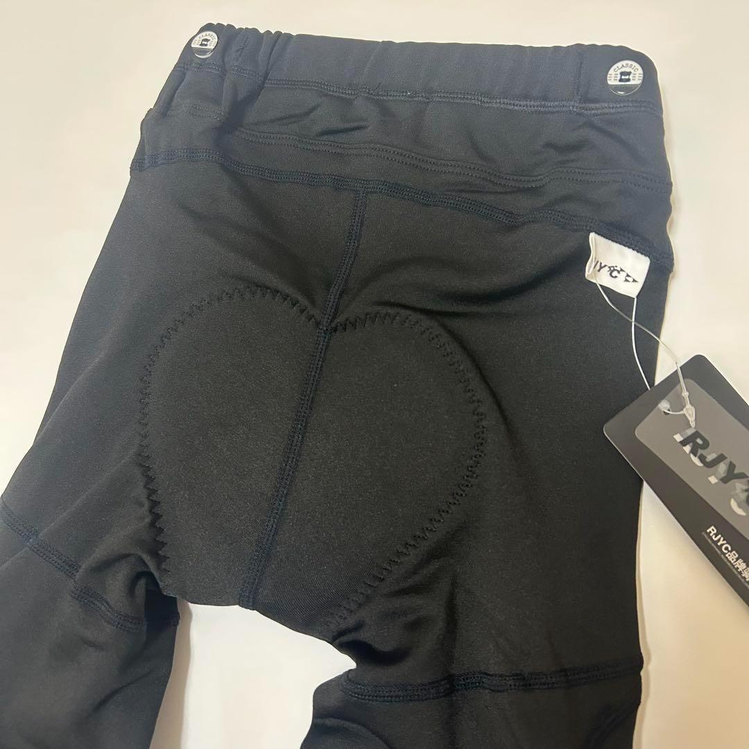 冬用 裏起毛 サイクルパンツ プロテクター ランバイク ストライダー Lサイズ