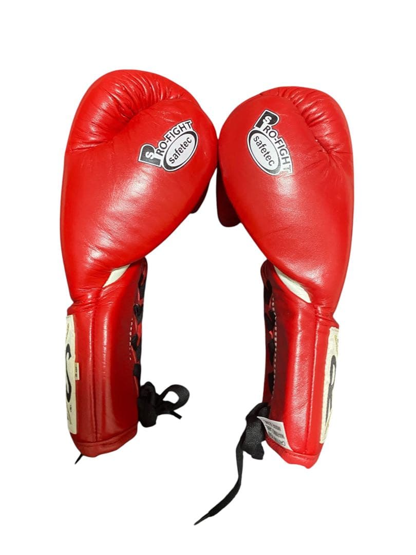 【良品】CLETO REYES 8oz 赤　紐式 ボクシンググローブ メキシコ製