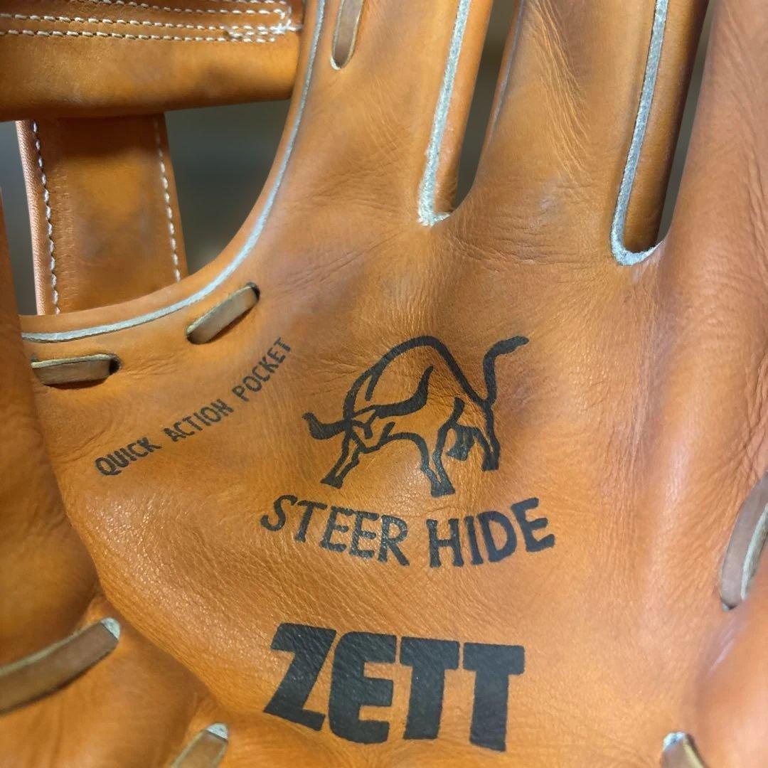 70'S ZETT STEER HIDE ゼット ステアハイド 軟式グローブ