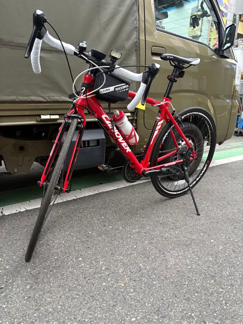 CANNONDALE レッド ロードバイク 700C