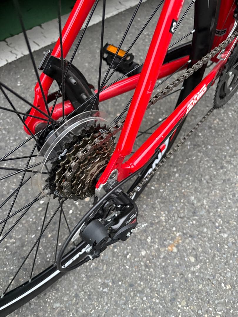 CANNONDALE レッド ロードバイク 700C