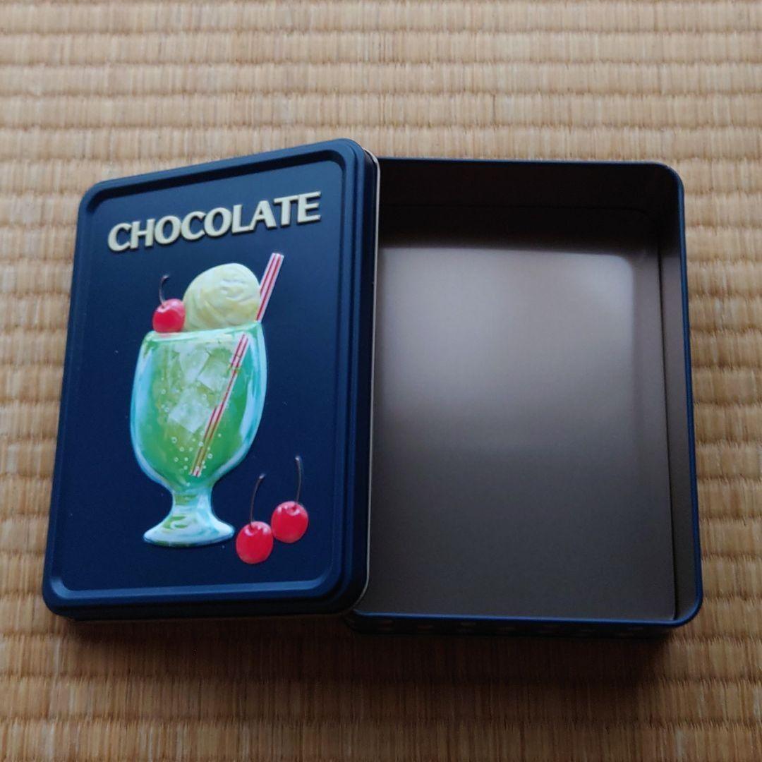 メリーチョコレート　はじけるキャンディチョコレート　青＆ピンク系　空き缶のみ２点