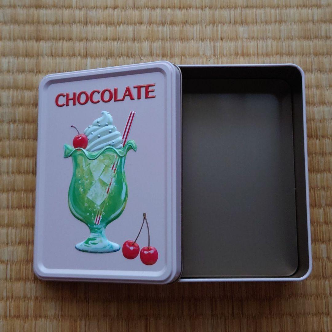 メリーチョコレート　はじけるキャンディチョコレート　青＆ピンク系　空き缶のみ２点