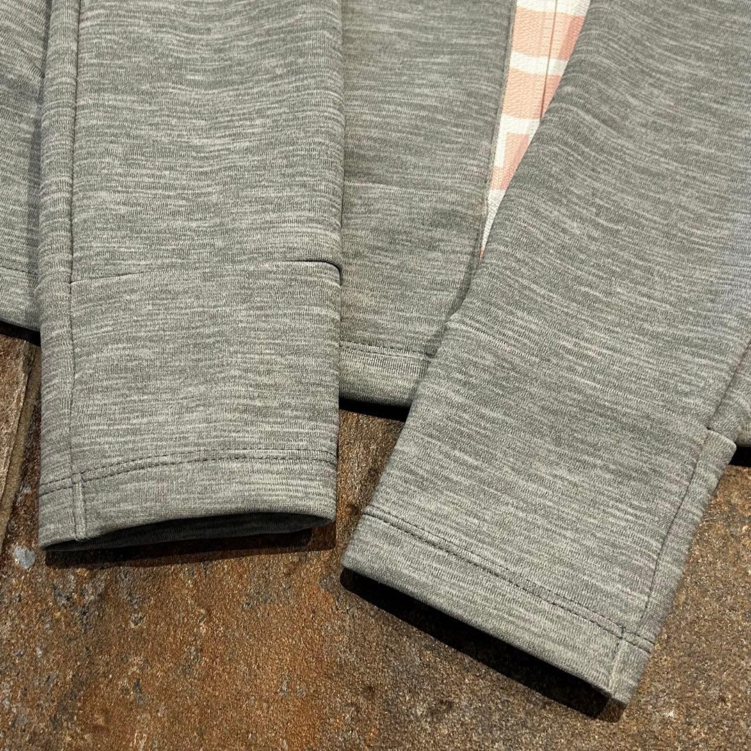 DESCENTE ダンボールニット前立てロゴジャージージャケット　長袖