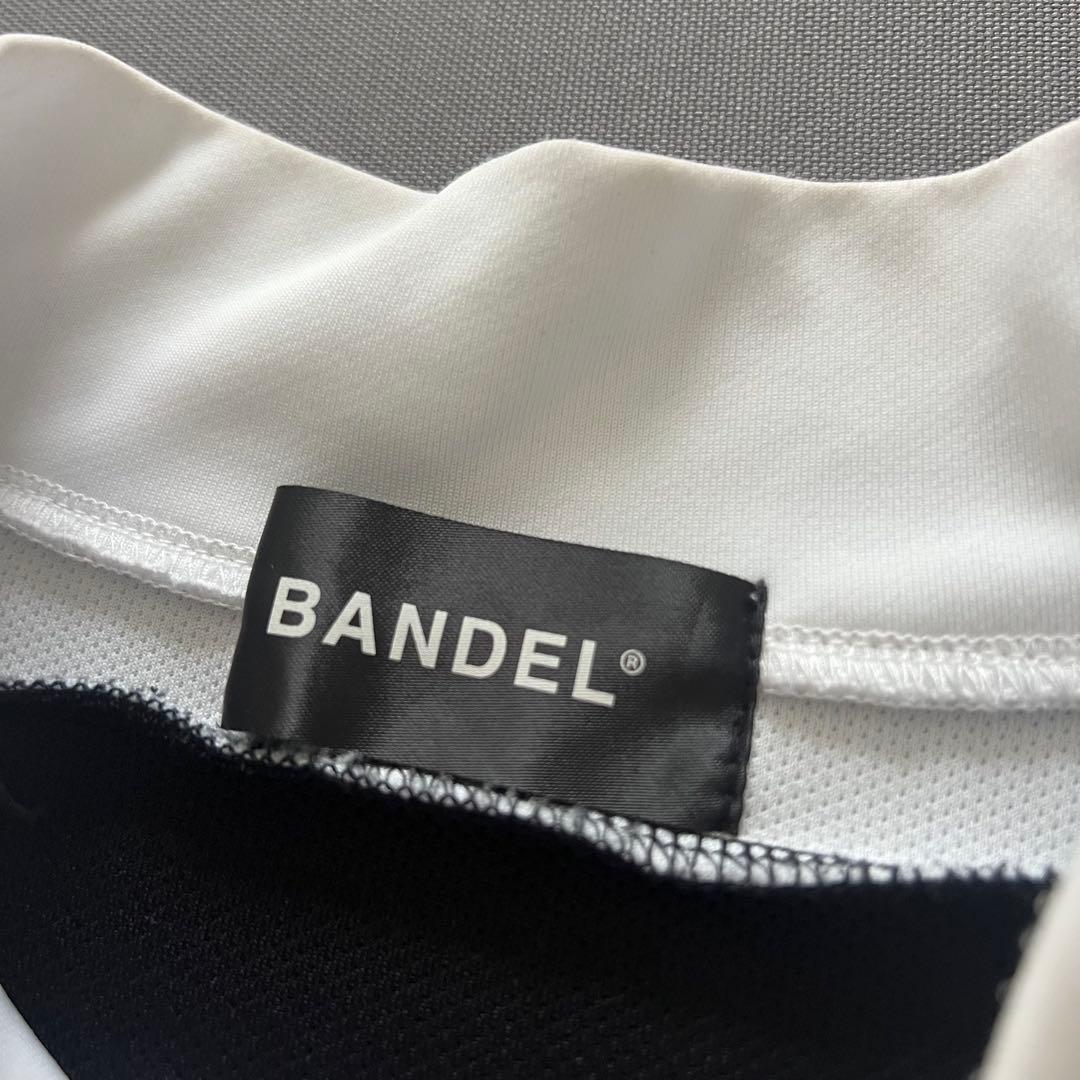 BANDEL GOLF バンデルゴルフ　モックネック　ストレッチ　長袖シャツ　黒