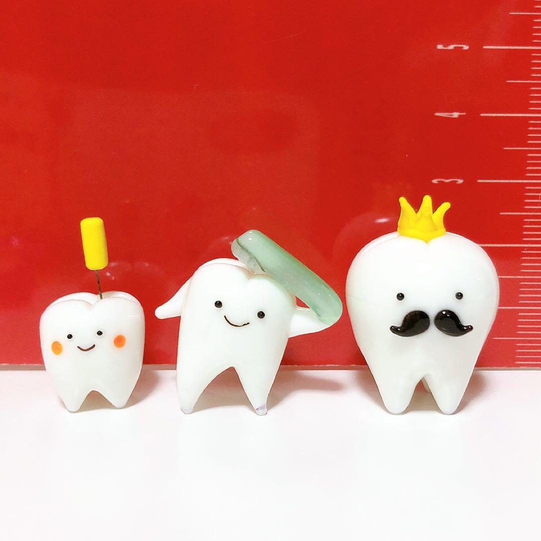ガラス細工 歯の7点セット