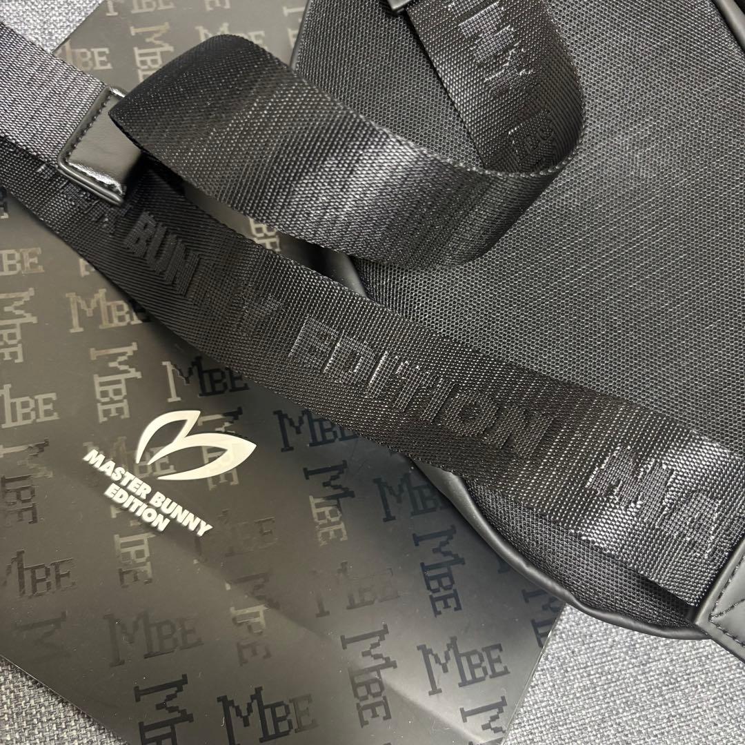 マスターバニーエディション新品ボディバッグ黒ブラックウエストポーチMBE