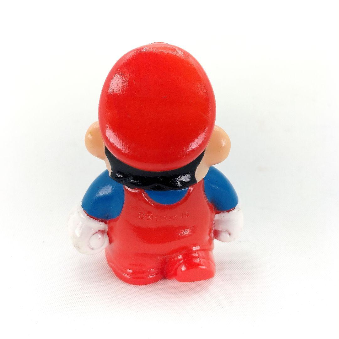 当時物 バンダイ ハッスルマリオ 1986年 ソフビ フィギュア