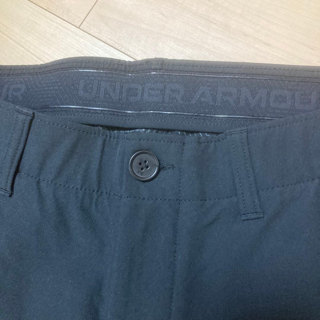 UNDER ARMOUR ゴルフパンツ 黒 新品タグ付き　テーパード　裏起毛