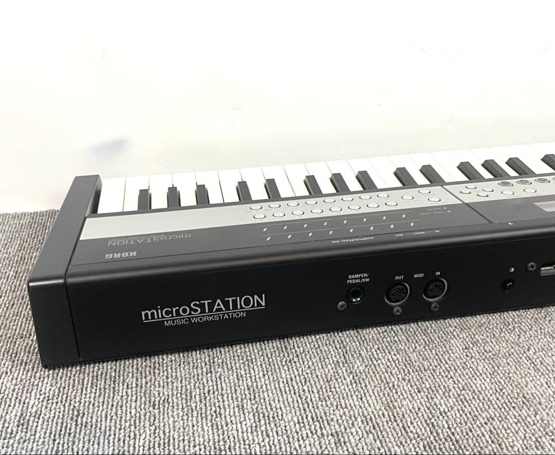 ●KORG microSTATION MW1 アダプター ペダル付●