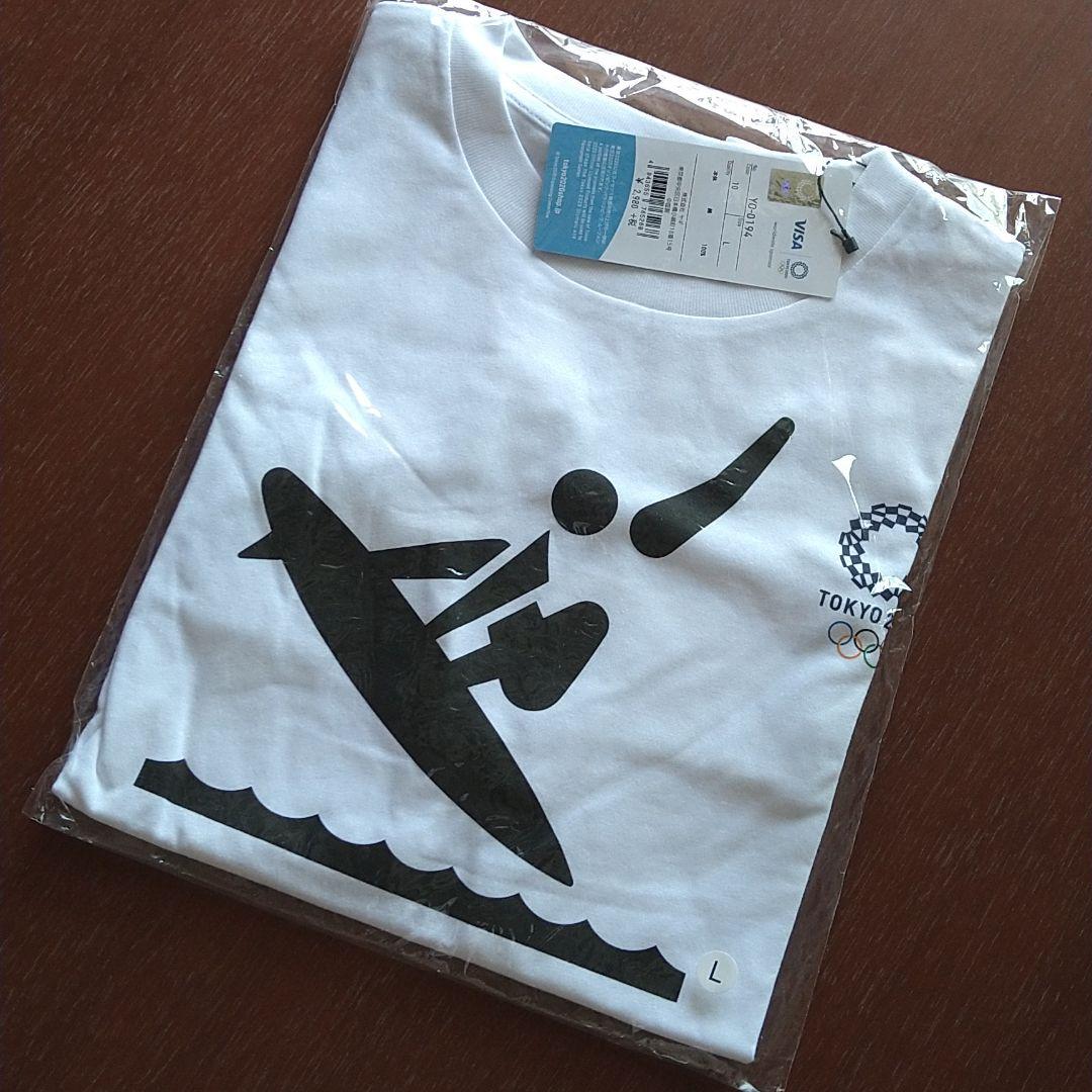 TOKYO 2020　サーフィン  ピクトグラム Tシャツ　Ｌサイズ