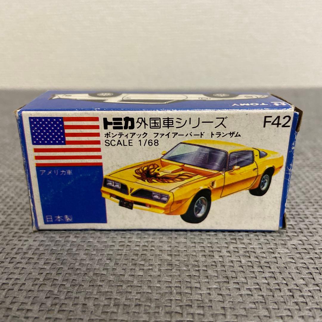 トミカ 青箱 F42 ポンティアック ファイアーバード トランザム（限定）日本製