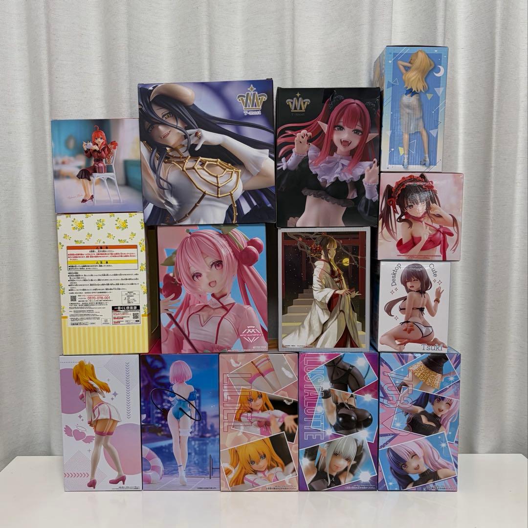 美少女 フィギュア 14体 まとめ売り 初音ミク 喜多川海夢 アルベド AMP