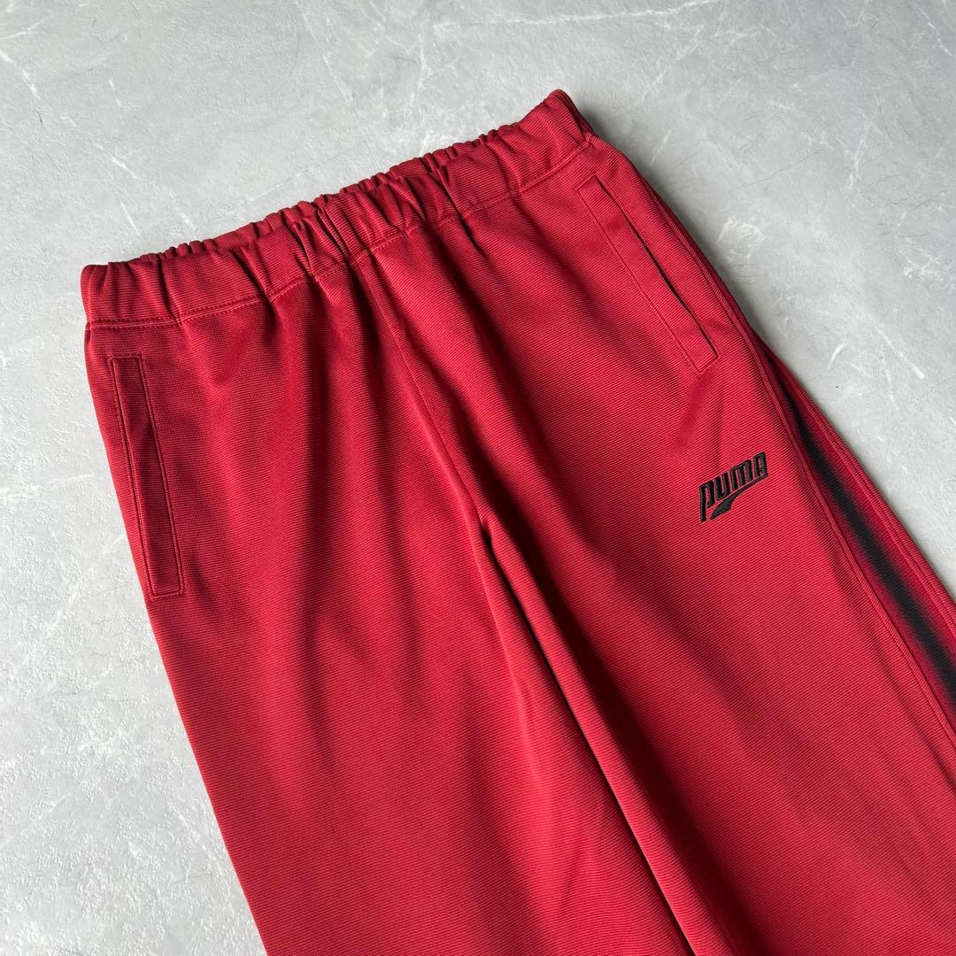 90s PUMA セットアップ ジャージ 上下 t7 y2k レッド 古着 M