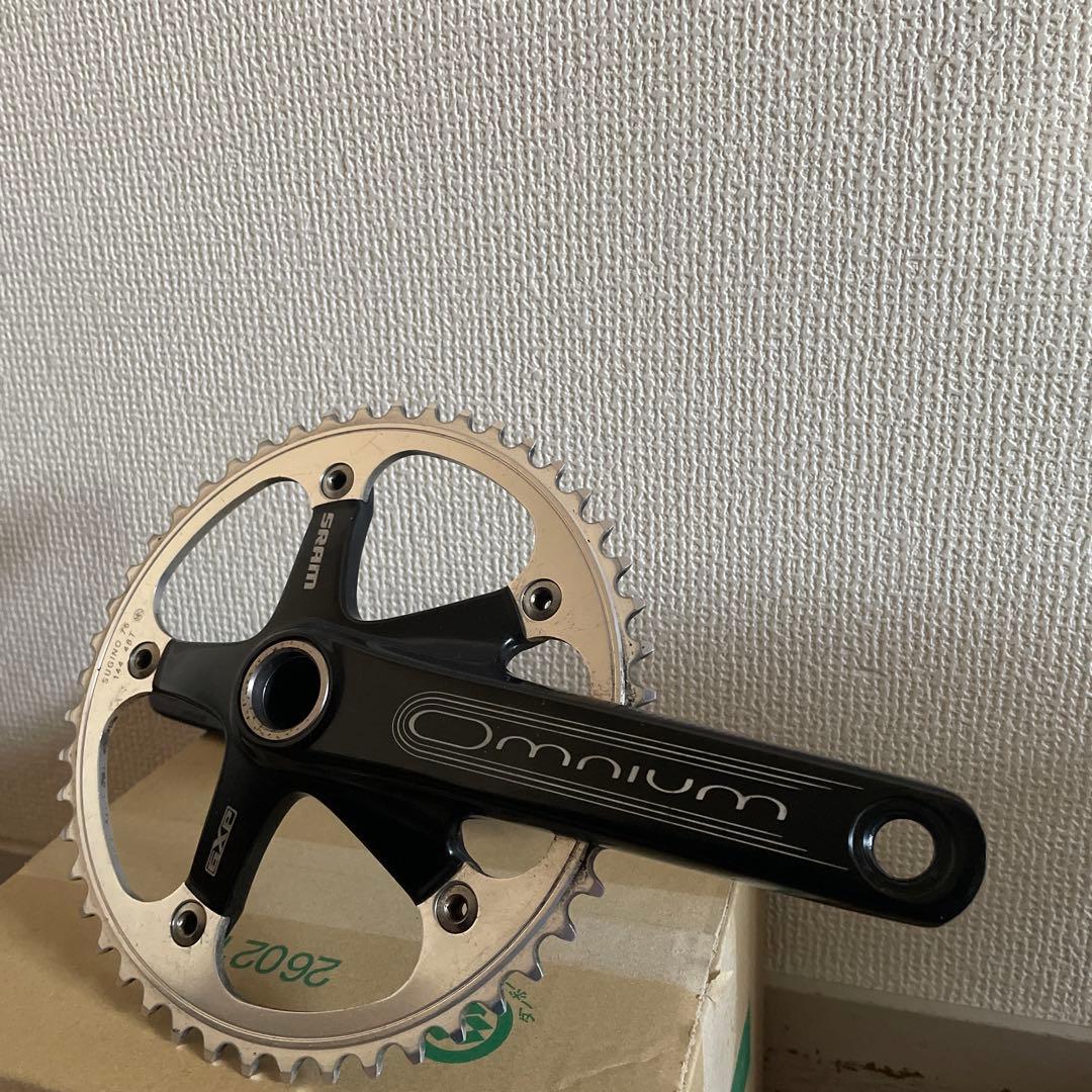 【希少】SRAM OMNIUM クランクセット チェーンリング付き ピスト 競輪