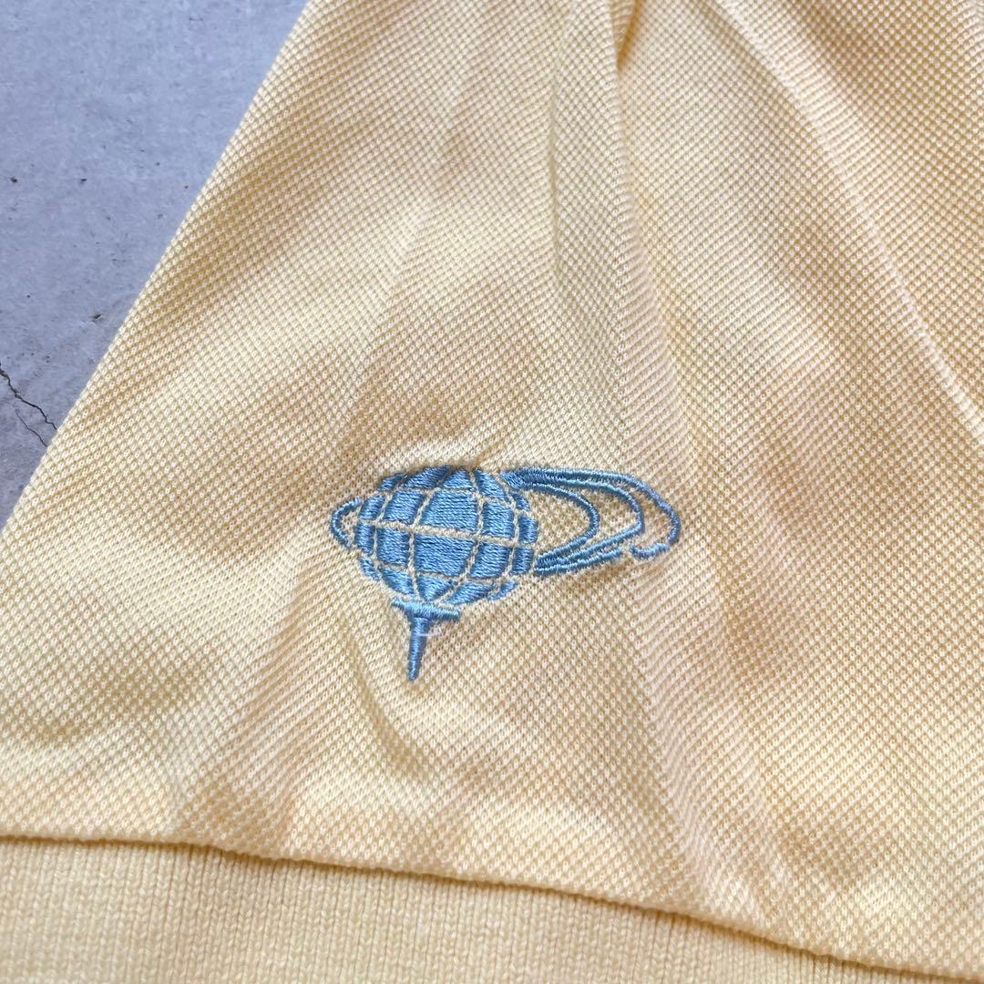 BEAMS GOLF ビームスゴルフ　刺繍ロゴ　ポロシャツ　ヘンリーネック