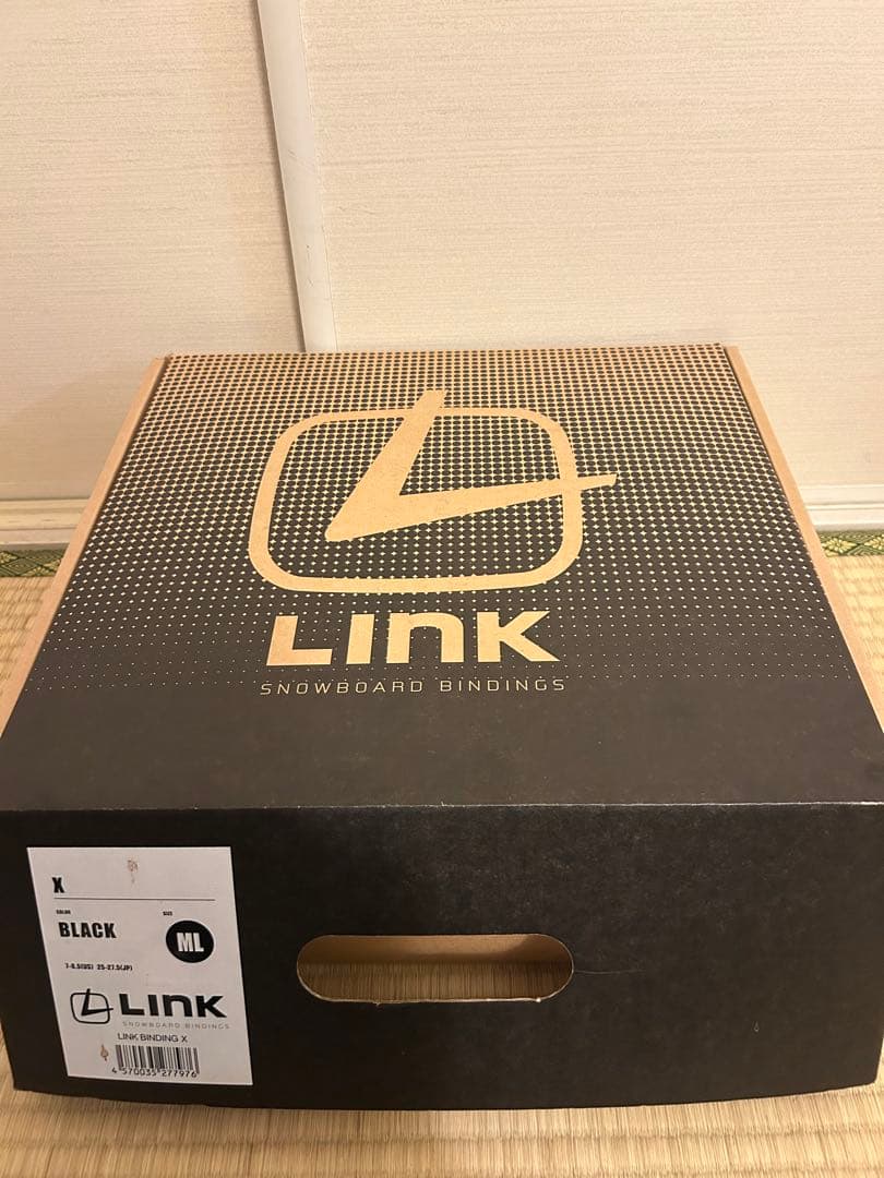 LINK スノーボード ビンディング ML ブラック