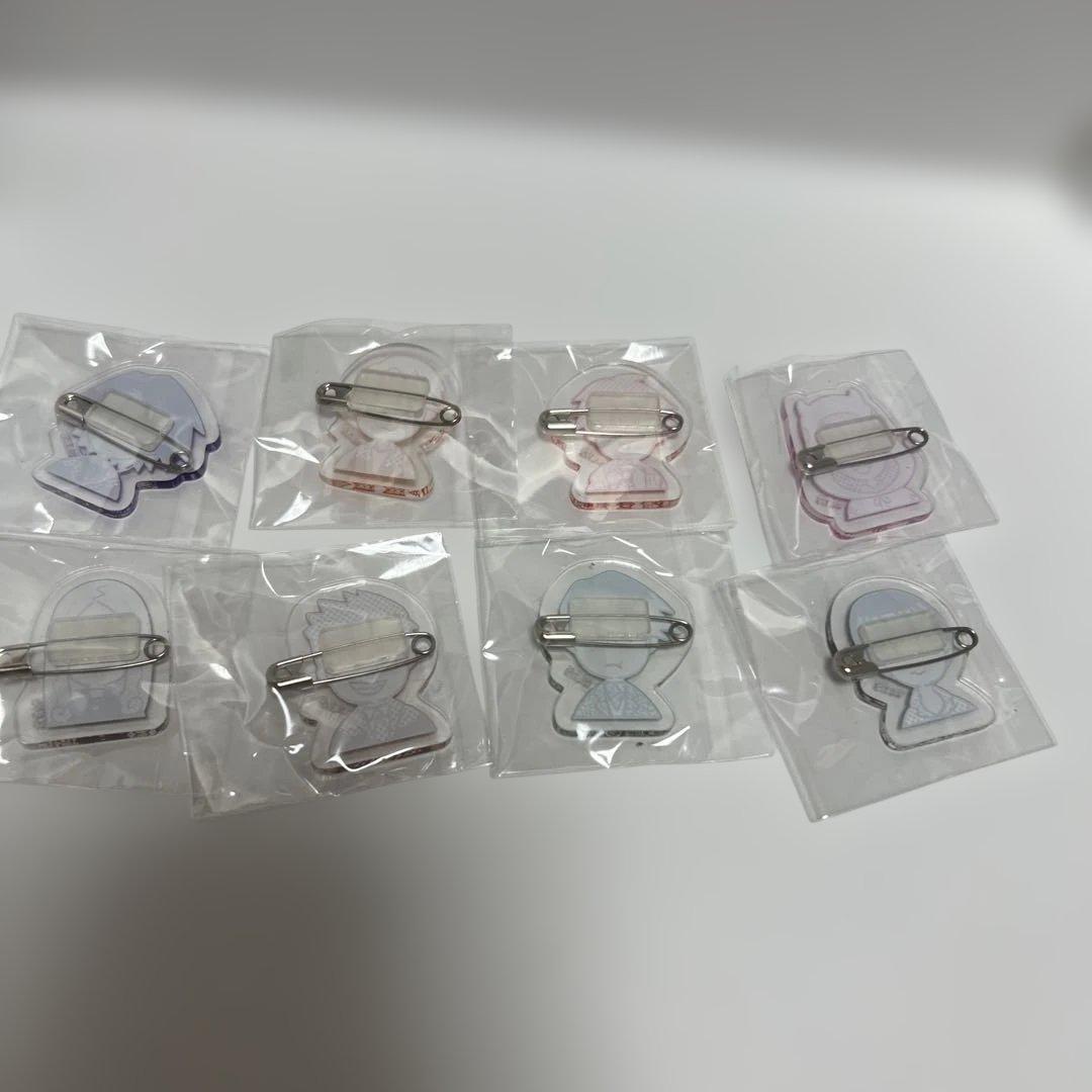 ジャンケットバンク展　アクリルバッジ　8点
