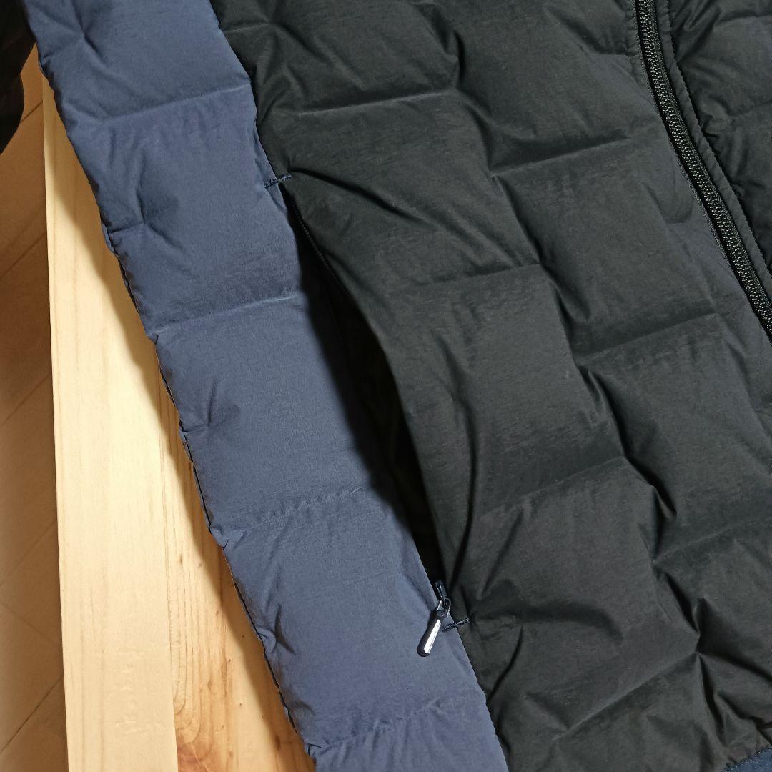 TravisMathew ダウンジャケット 軽量 撥水 M ネイビー×ブラック
